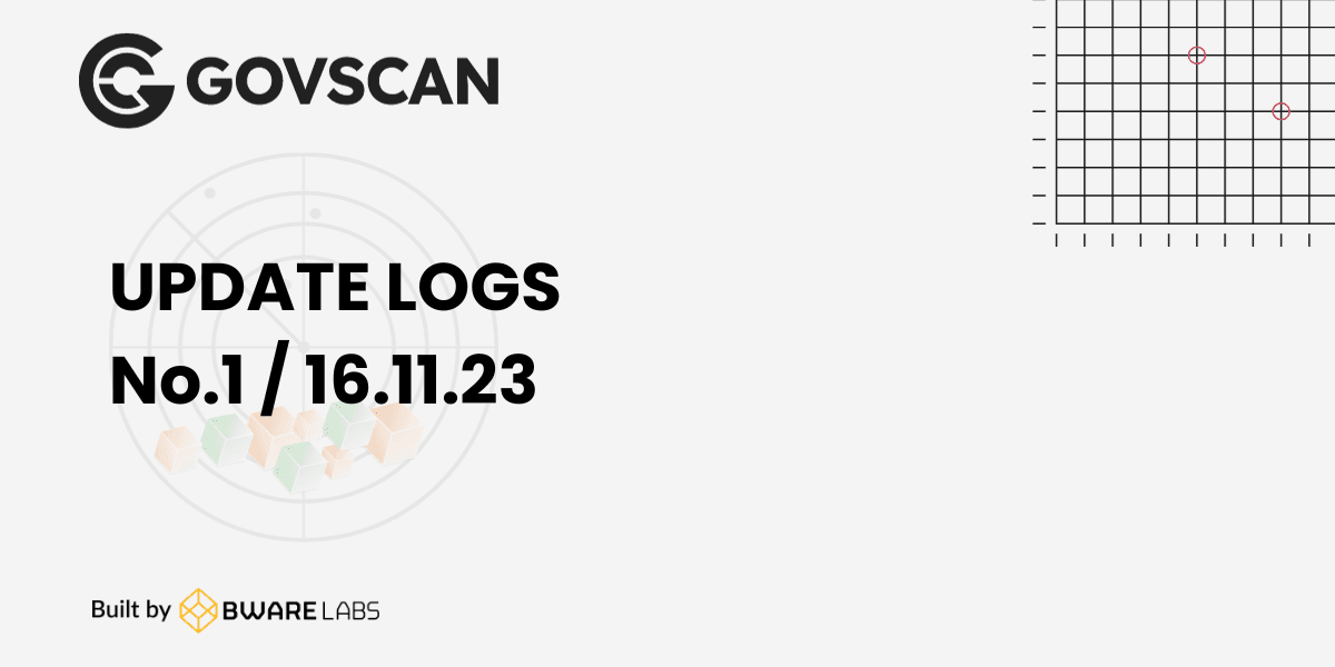 GovScan Update Logs – #1