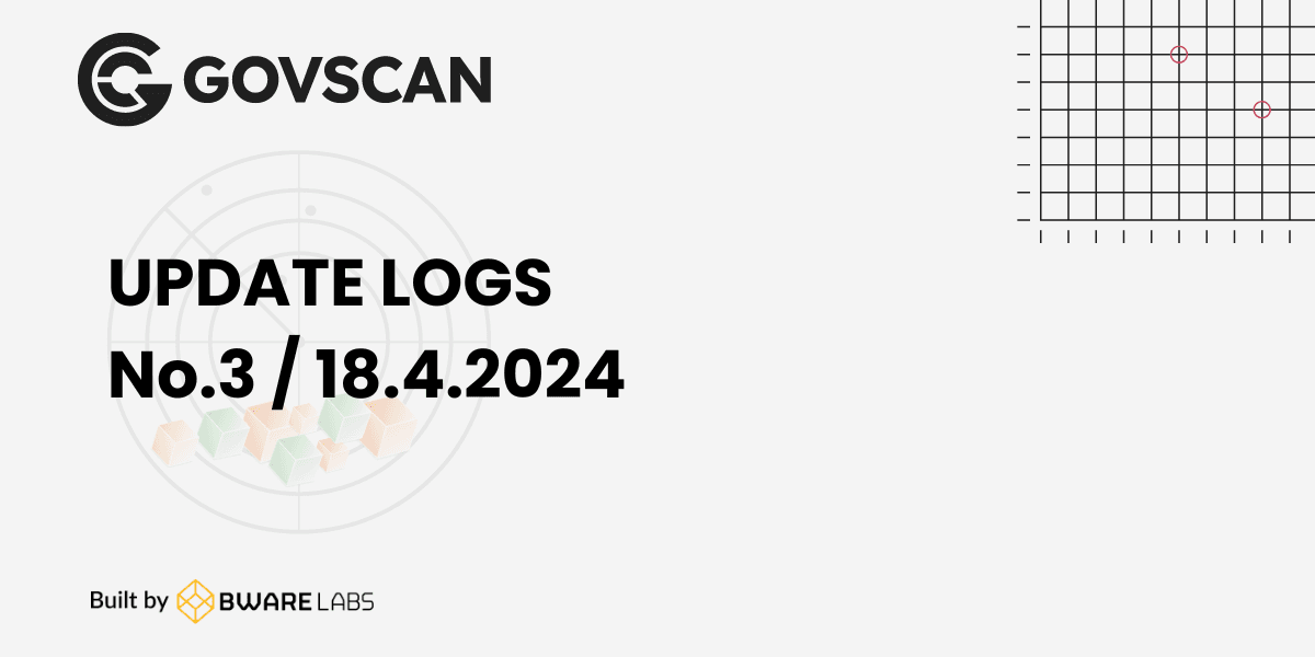 GovScan Update Logs – #3